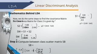 Linear Discriminant Analysis of machine learning.pptx