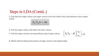 Linear Discriminant Analysis in Machine Learning | PPTX
