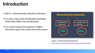 linear discriminant analysis (LDa) .pptx