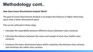 linear discriminant analysis (LDa) .pptx
