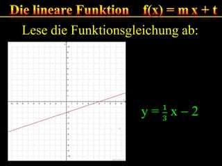 Lese die Funktionsgleichung ab:

 