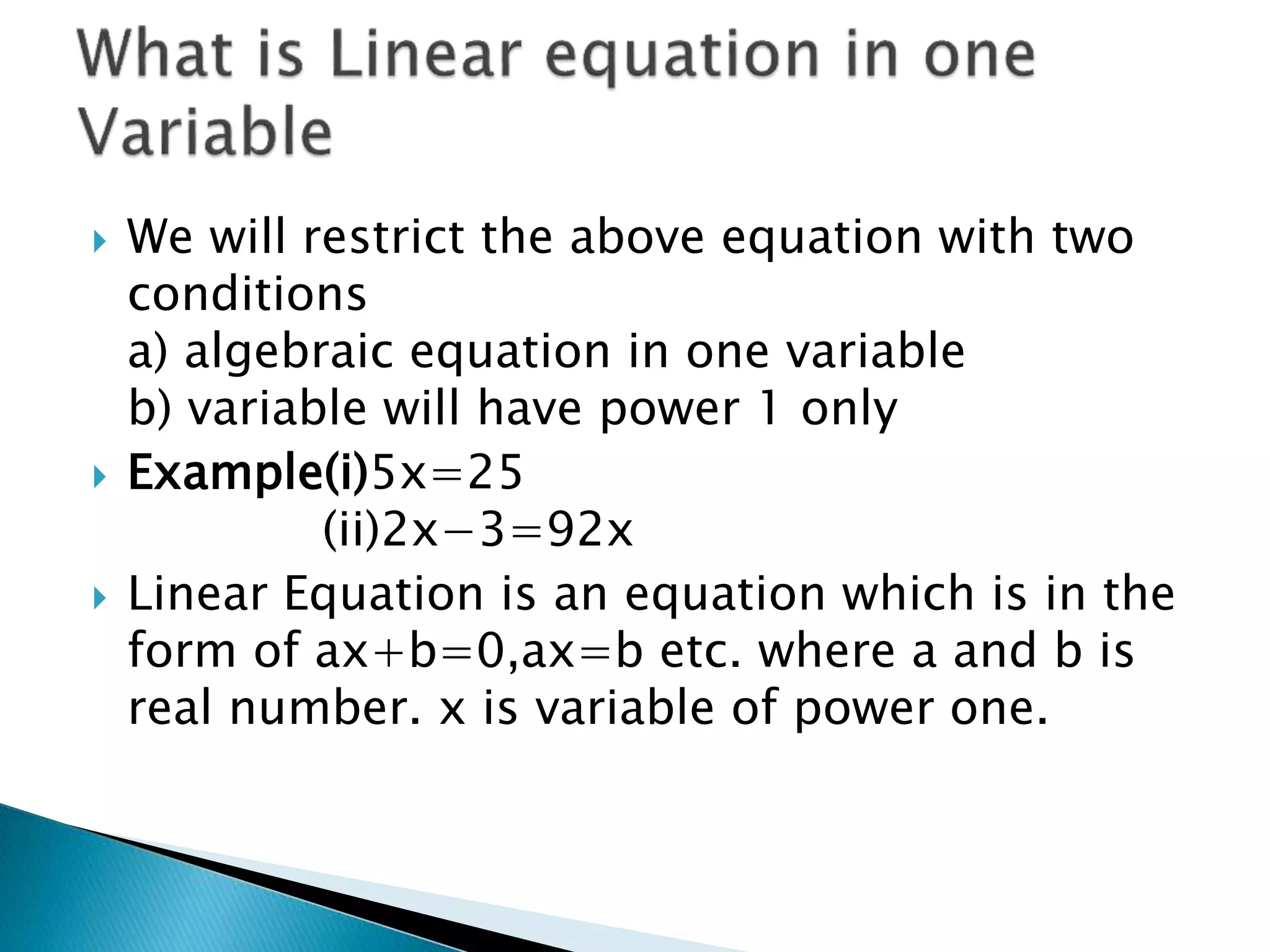 linear equation in one variable class 8.pptx