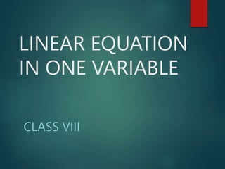 linear equation in one variable class 8 (1).pptx
