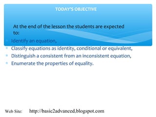 Linear equations | PPT
