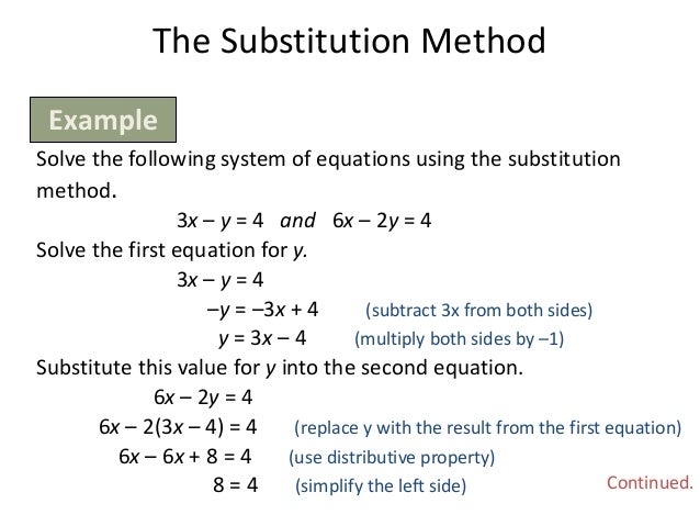 Linear equations