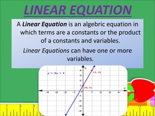 Linear equations in 2 variables | PPT | Free Download