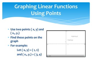 Linear functions | PPT