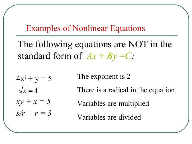 linear function and slopes of a line standard form of a linear function