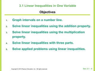 Linear Inequalities .ppt