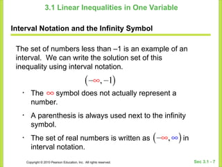 Linear Inequalities .ppt