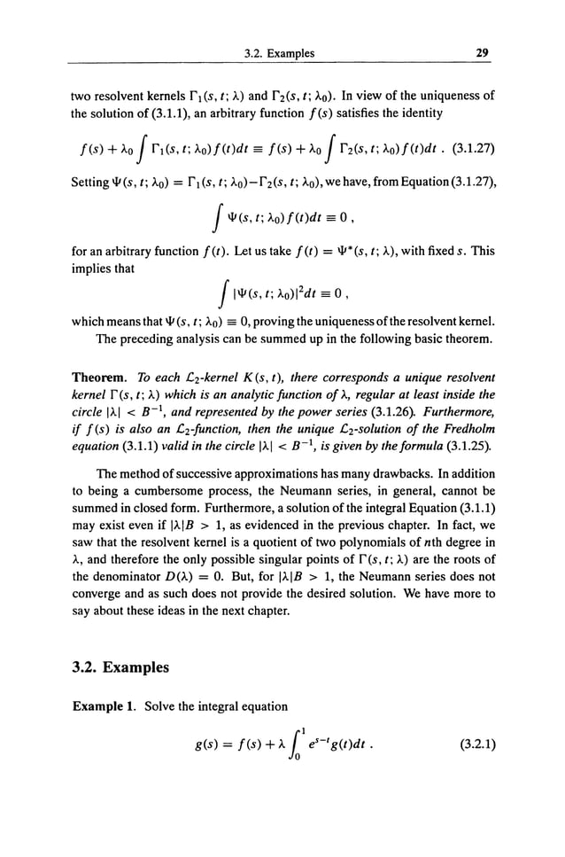 Linear integral equations