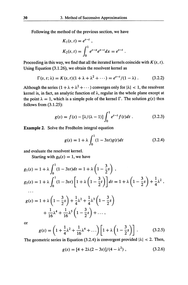 Linear integral equations