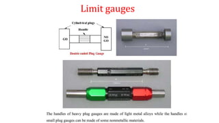 Limit gauges
 
