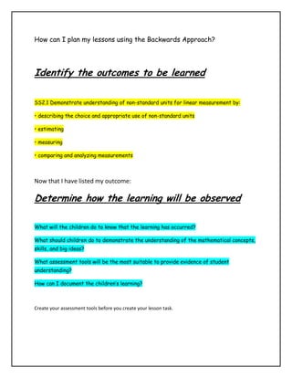 Lay some craft sticks out with spaces between “How’s this, have I done it right?”