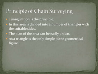 Triangular Measurement Method Vs Rectangular Measurement Method Linear measurement for surveying by chaining | PPTX