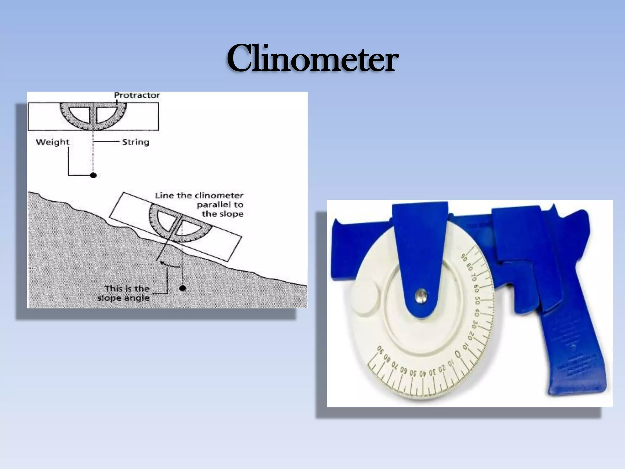 Clinometer
 