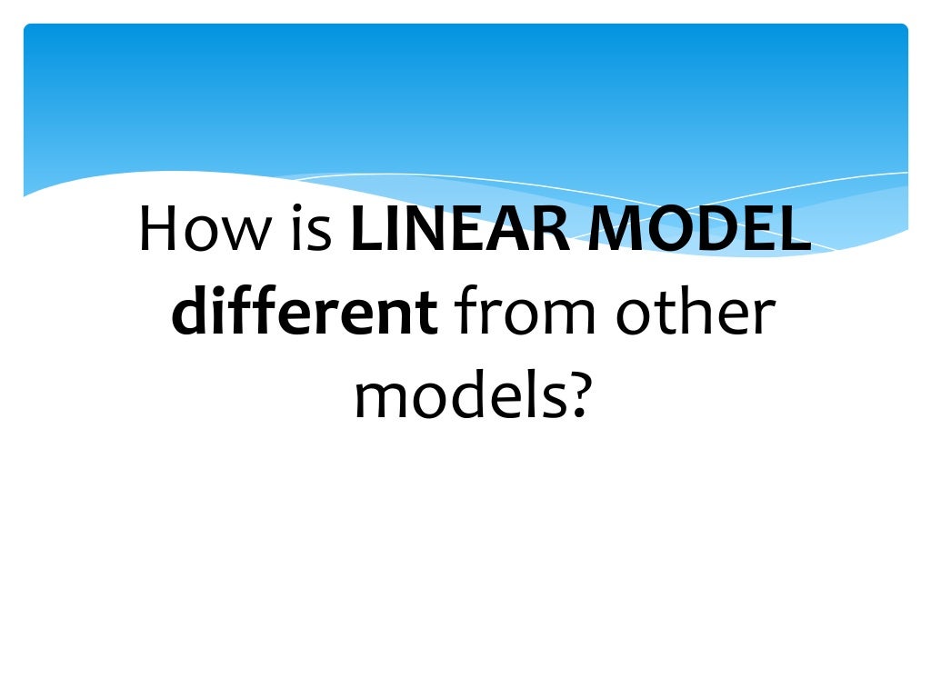 Linear Model Of Curriculum linear-model-of-curriculum