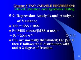 Linear Models and Econometrics Chapter 4 Econometrics.ppt