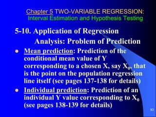 Linear Models and Econometrics Chapter 4 Econometrics.ppt