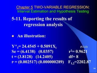 Linear Models and Econometrics Chapter 4 Econometrics.ppt