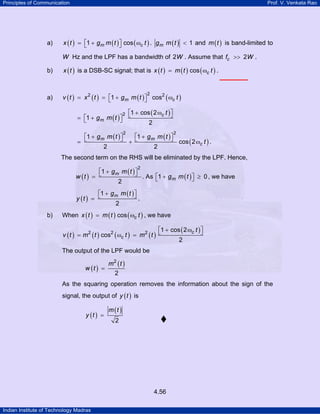 Linear modulation | PDF