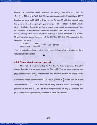 Linear modulation | PDF