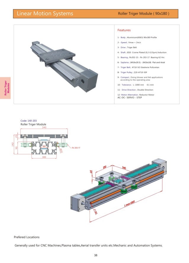 Linear motion system catalogue.