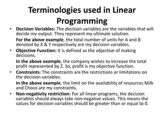 linear optimization.pptx | Programming Languages | Computing