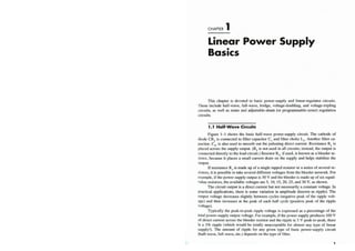Linear power supply basics