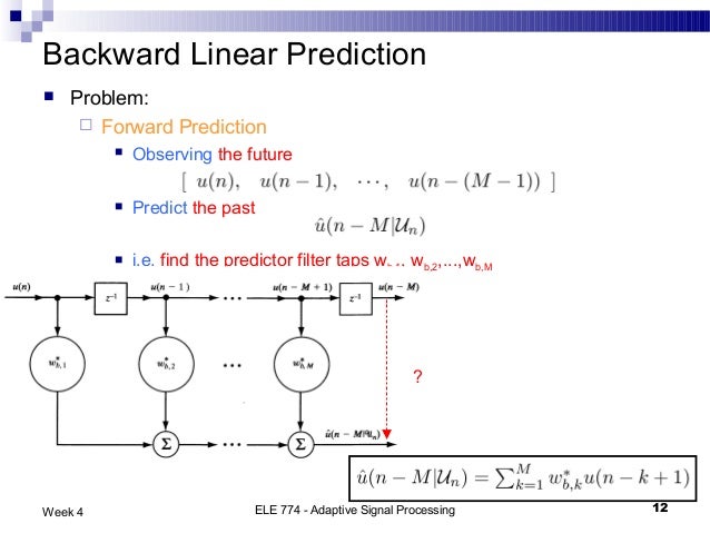 Linear prediction