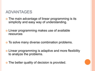 Linear programing | PPT