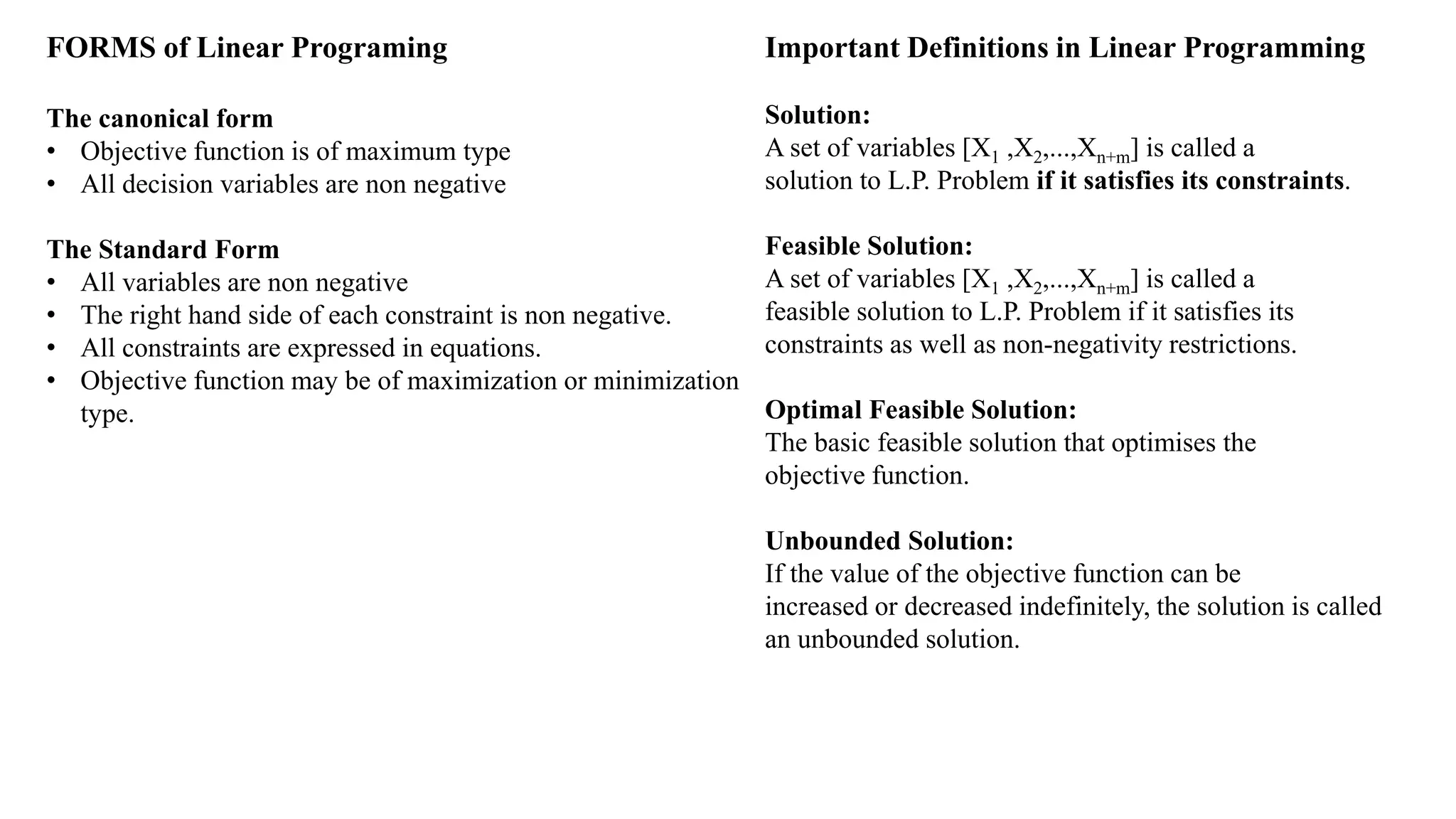 Linear programing | PPT
