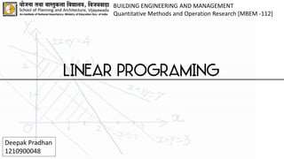 Linear programing | PPT