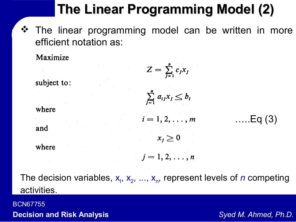 Linear programming 1