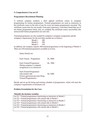 Linear Programming Module- A Conceptual Framework | PDF