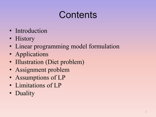 Linear programming | PPT