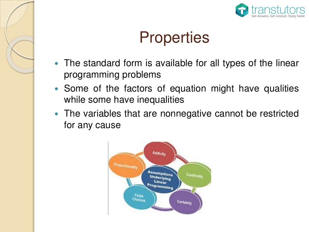 what is meant by linear programming in economics