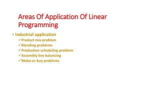Linear programming | PPTX | Programming Languages | Computing