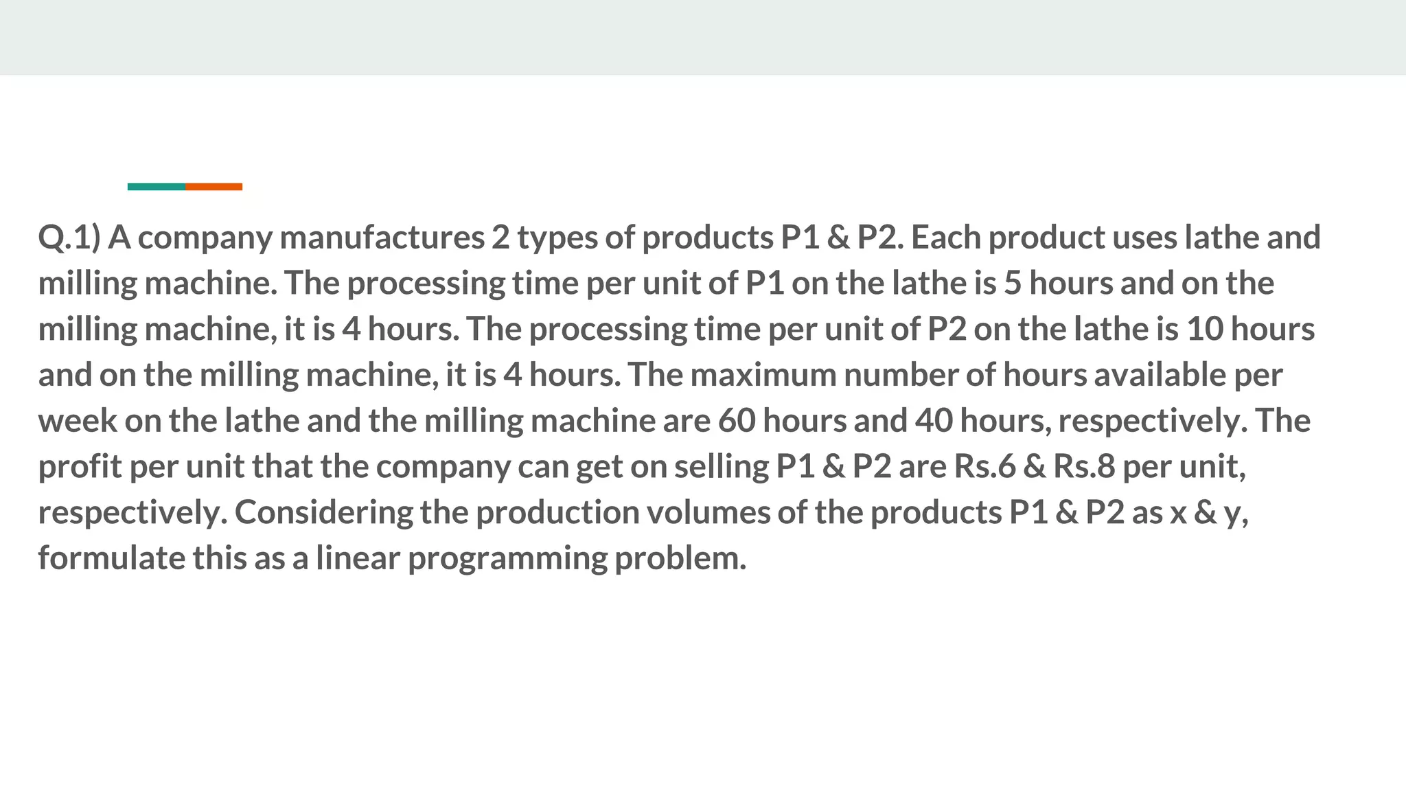 Linear programming ppt