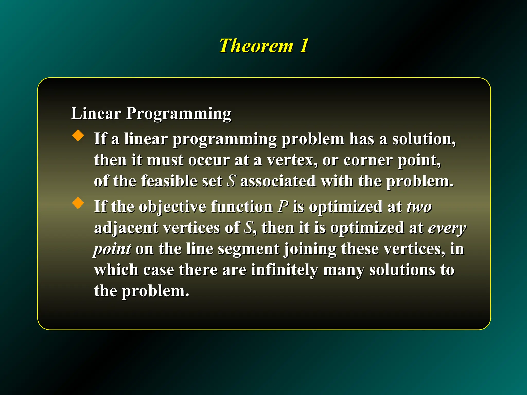 Linear Programming Mathematics in the Modern World | PPT