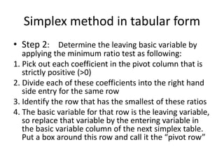 Linear programming | PPTX