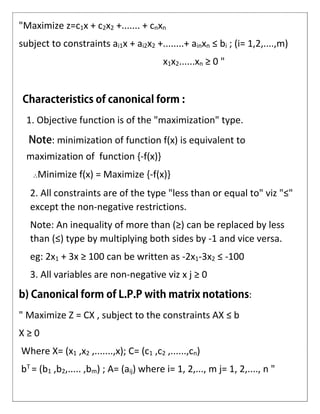 Linear programming class 12 investigatory project | PDF