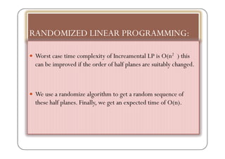 Linear programming in computational geometry | PDF