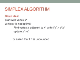 Linear programming ppt | PPT
