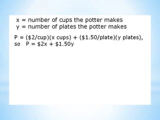 Linear programming review | PPTX