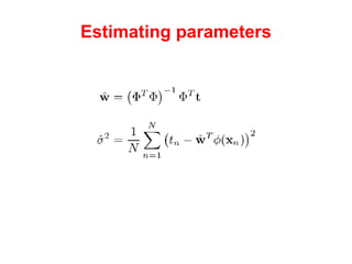 Estimating parameters 