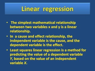 Linear regression | PPT