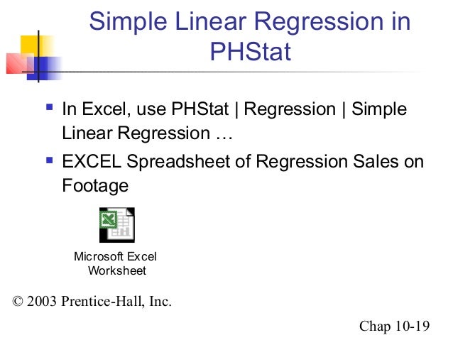 Regression excel sxx Regression Analysis