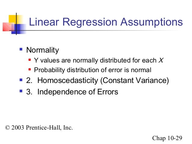 Linear regression