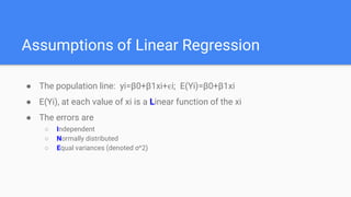 Linear regression | PPTX | Business Accounting & Finance | Business